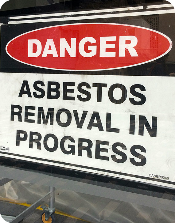 Asbestos Removal Sign | MoldPro | Alberta Asbestos and Mold Removal Specialists