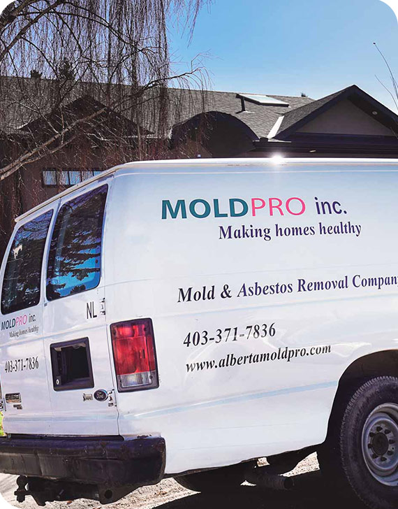 MoldPro Van in the Field | MoldPro | Alberta Asbestos and Mold Removal Specialists