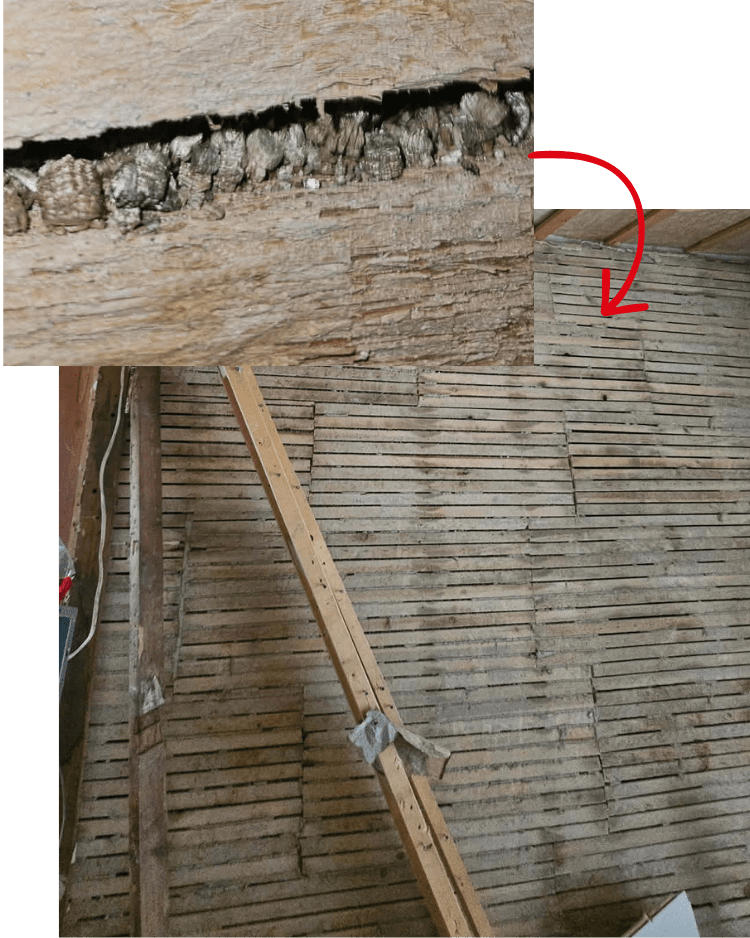 Vermiculite Insulation in Wall